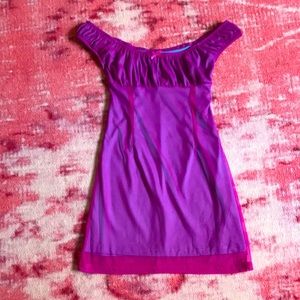 UNIF purple babydoll dress xs